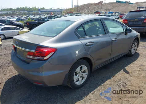 2014 Honda Civic Lx z USA, uszkodzony, nr VIN 2HGFB2F59EH506059